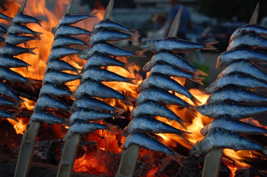 espeto de pescado