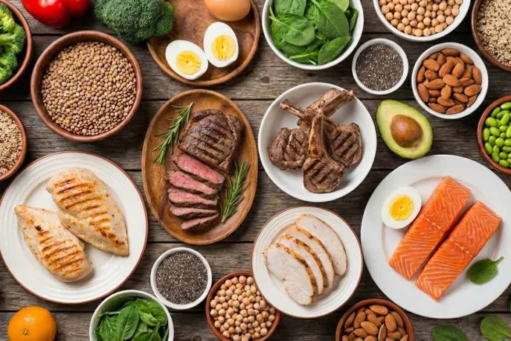 Alimentos con proteínas saludables