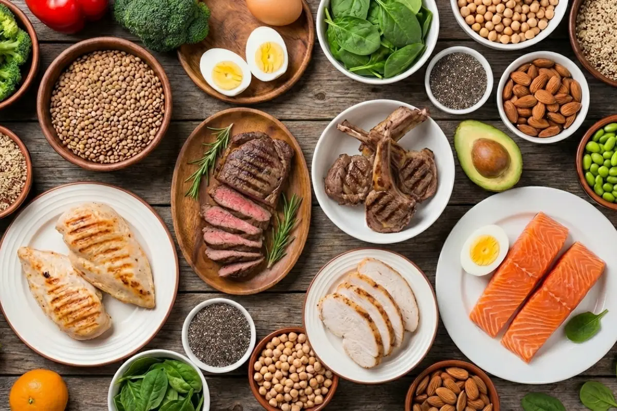 Alimentos con proteínas saludables