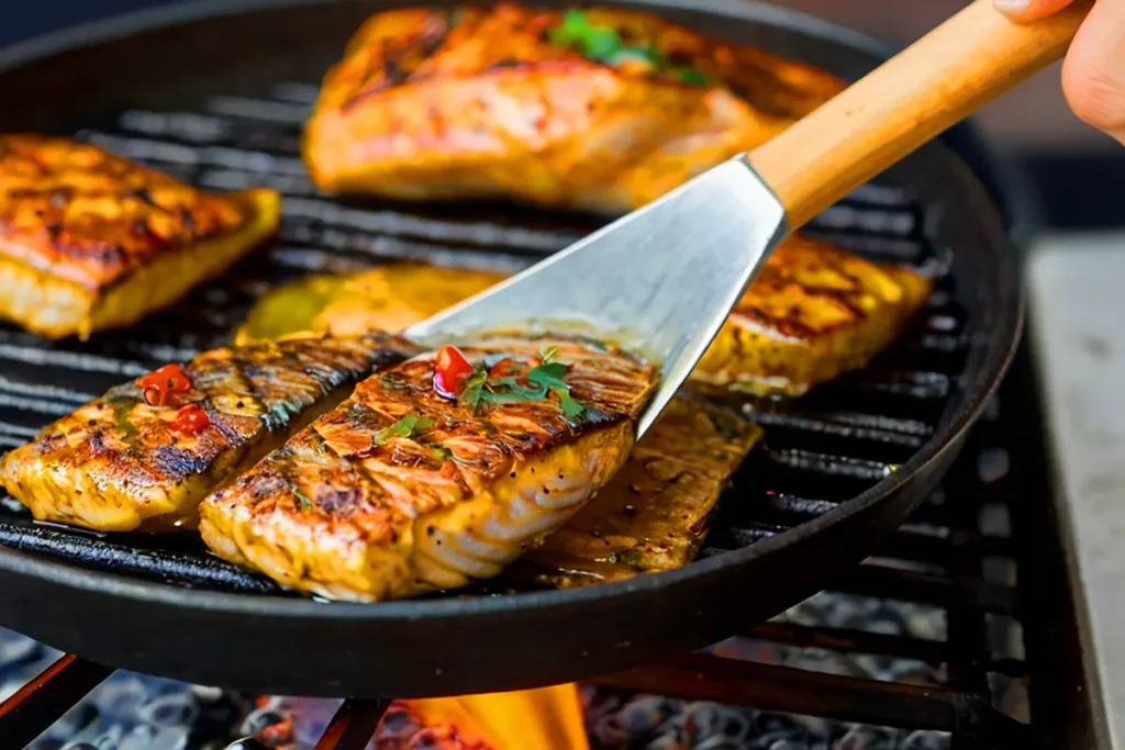 Pescados para barbacoas